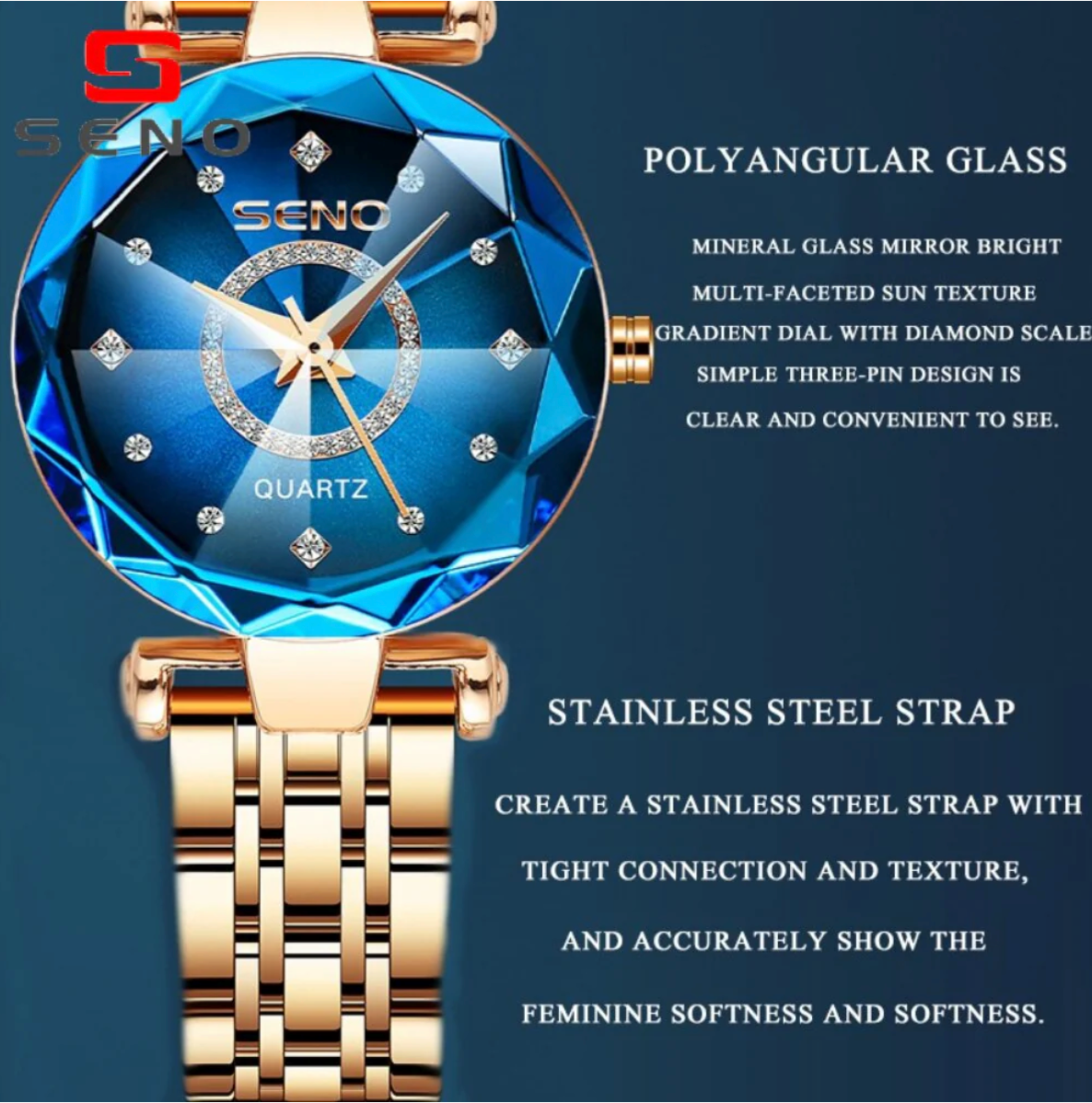 Reloj De Lujo Mujer ⌚ + Envío Gratis