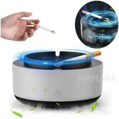 Elimina el humo y el mal olor en segundos con este cenicero eléctrico con extractor 💨🛑