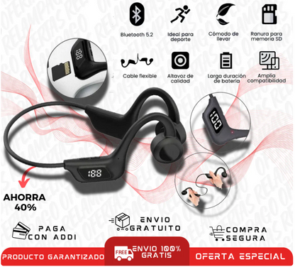 Auriculares Bluetooth Comfort Pro Deportivos + Envio Gratis