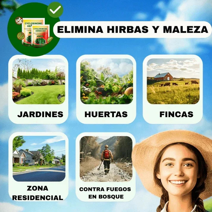 CYCLOSINONE - ELIMINADOR DE MALEZA 250GR + ENVIO GRATIS 🇬🇹