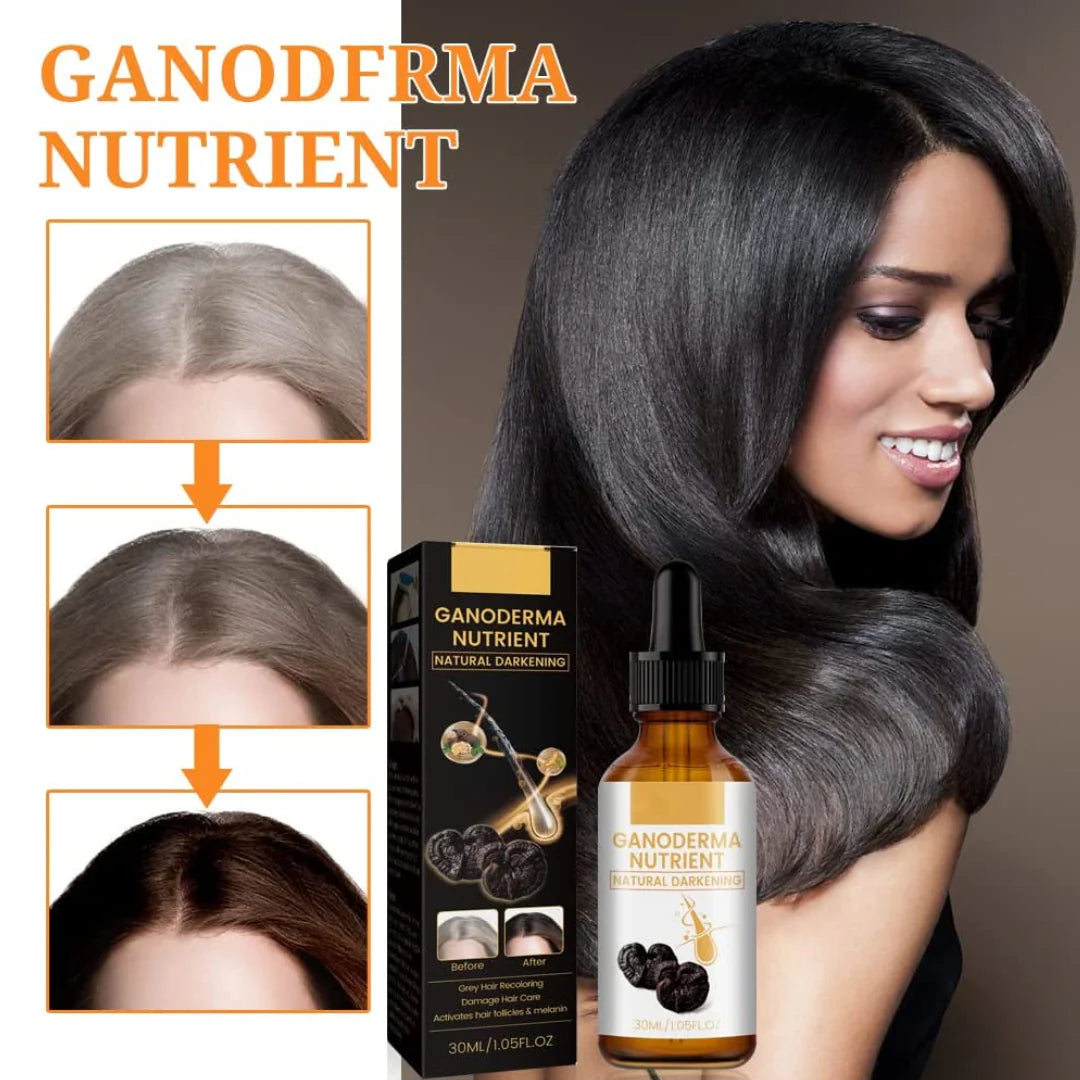 Serum Capilar de Ganoderma Nutrient Oscurecimiento 100% Natural + Envio Gratis