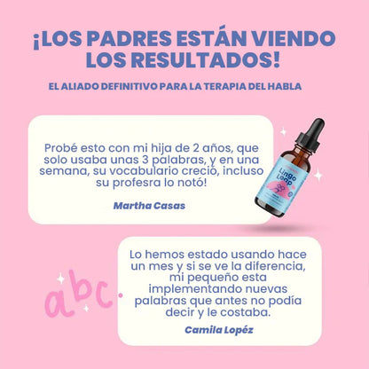 Lingo Leap™ - Suplemento de apoyo al habla + Envio Gratis a Toda Guate